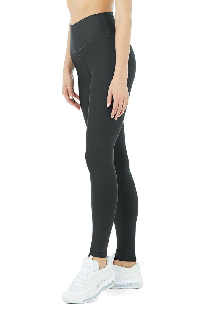 Leggins Alo Yoga High-Cintura Airlift Mujer Grises Oscuro | 624051PFU