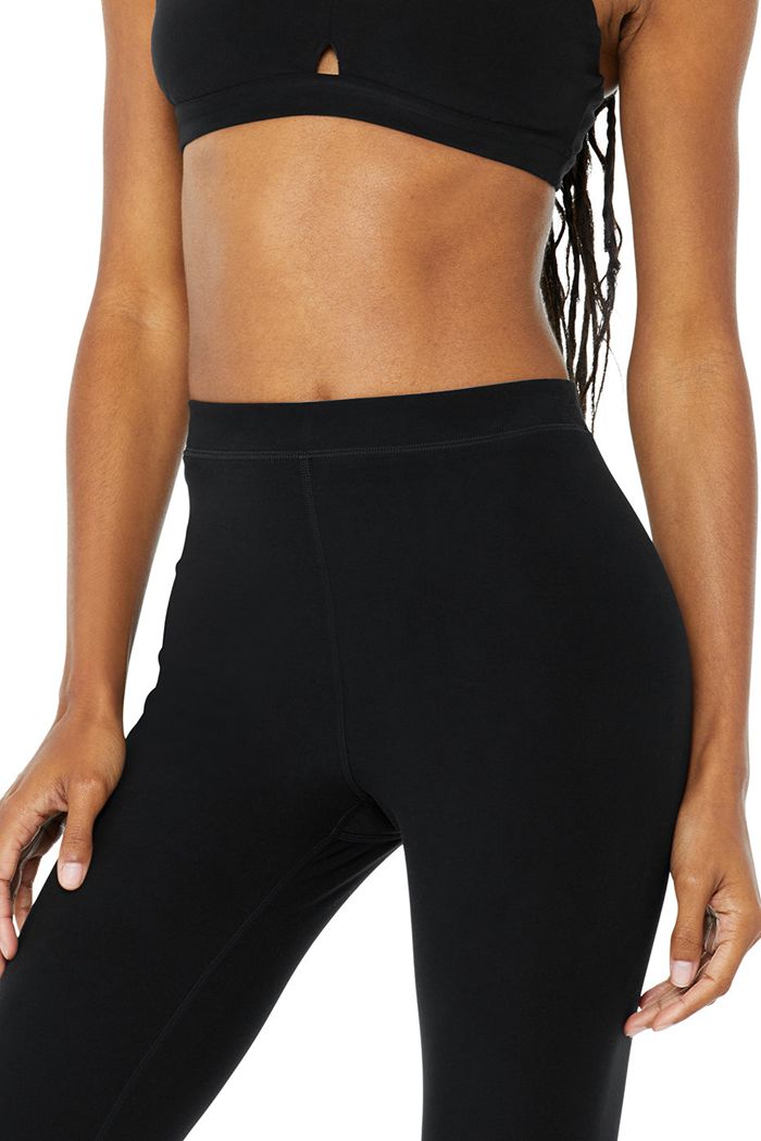 Leggins Alo Yoga High-Cintura Alosoft Flow Mujer Negros | 139564EYR