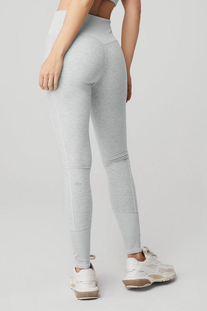 Leggins Alo Yoga High-Cintura Alosoft Lounge Mujer Grises | 039714WBS