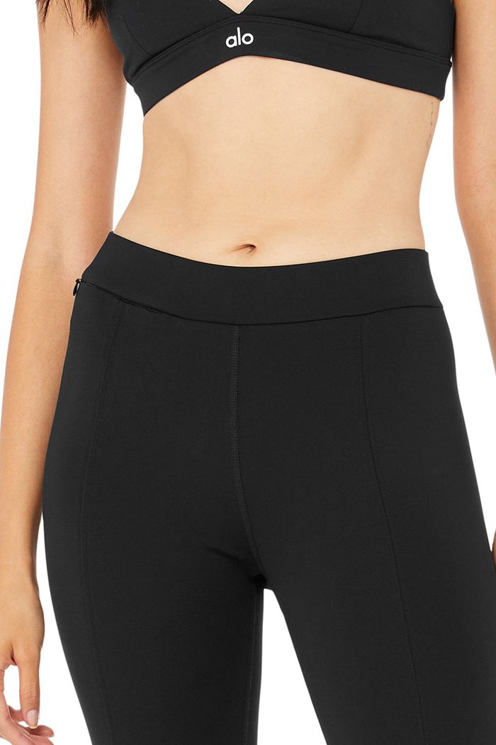 Leggins Alo Yoga High-Cintura Classic Stirrup Mujer Negros | 482619WVA