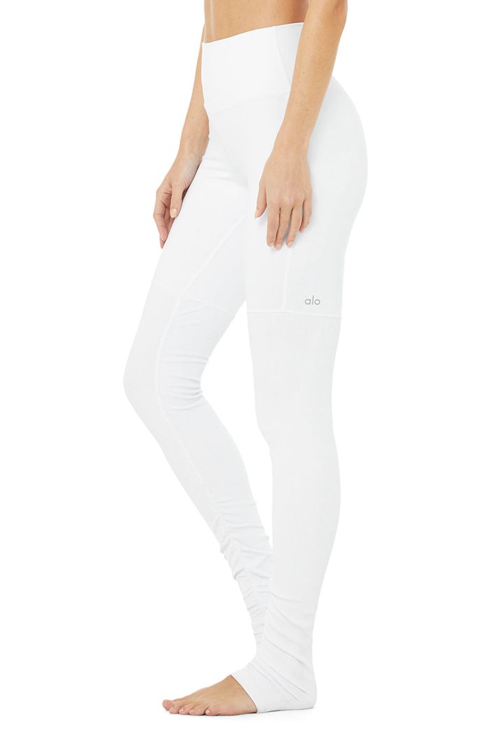 Leggins Alo Yoga High-Cintura Goddess Mujer Blancos | 024196RGD