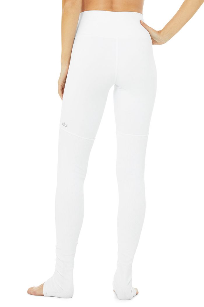 Leggins Alo Yoga High-Cintura Goddess Mujer Blancos | 024196RGD