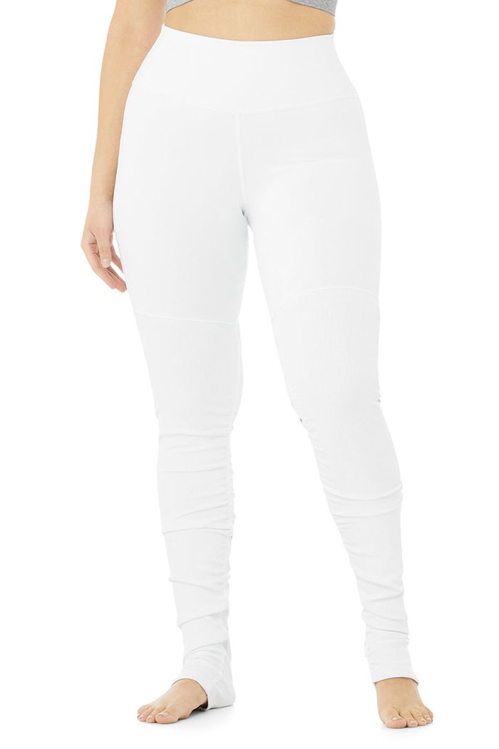 Leggins Alo Yoga High-Cintura Goddess Mujer Blancos | 024196RGD