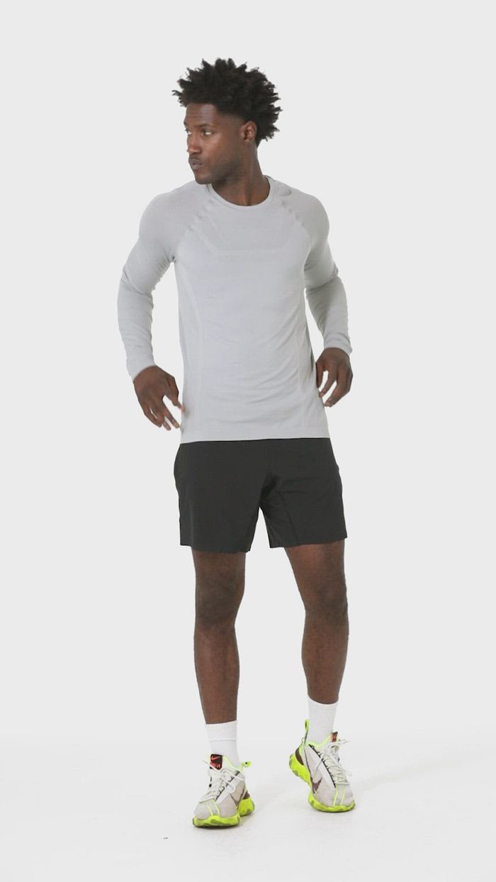 Long Sleeve Alo Yoga Amplify Seamless Hombre Negros | 048762TEK