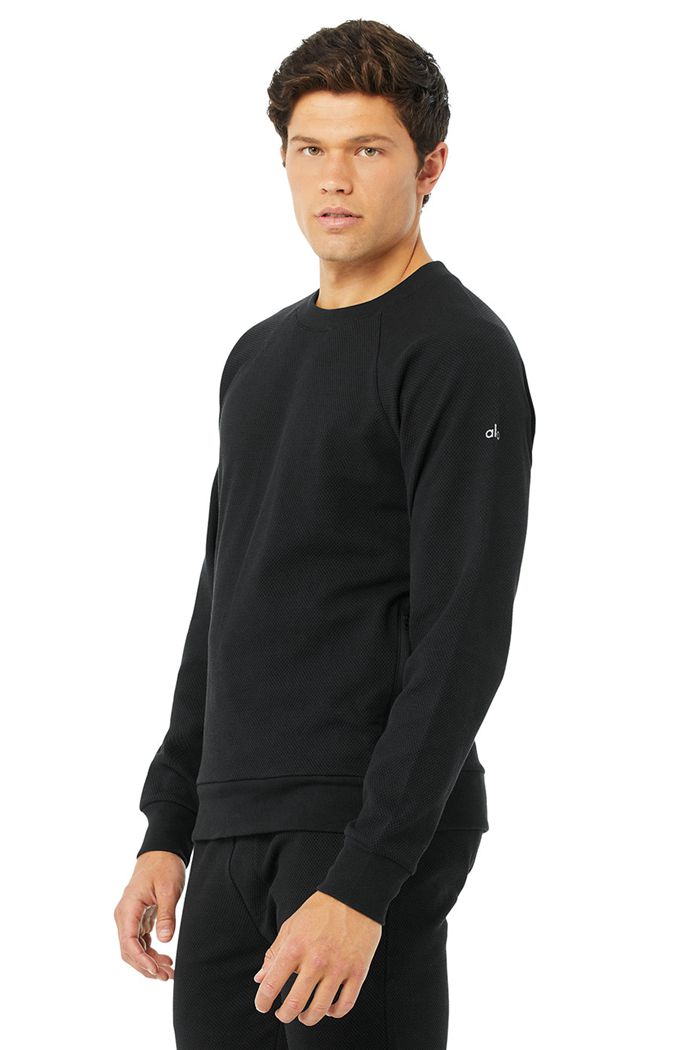 Long Sleeve Alo Yoga Impel Sweatshirt Hombre Negros | 152943LAR