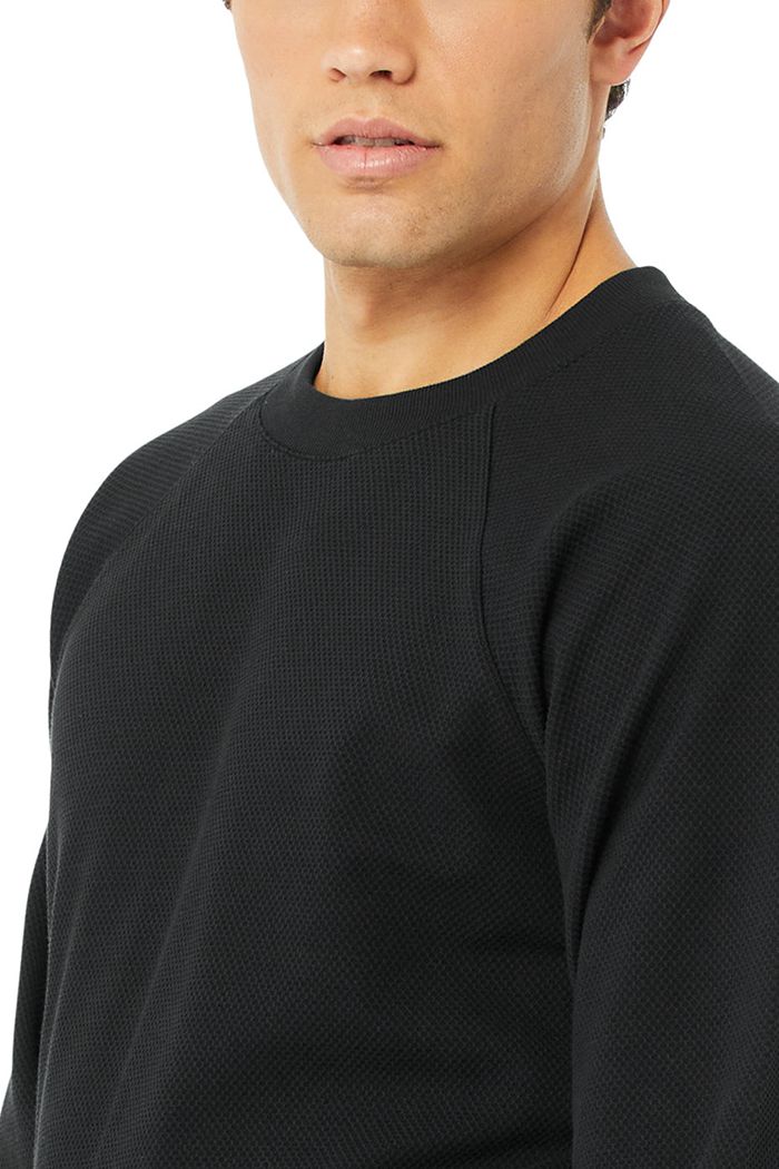 Long Sleeve Alo Yoga Impel Sweatshirt Hombre Negros | 152943LAR