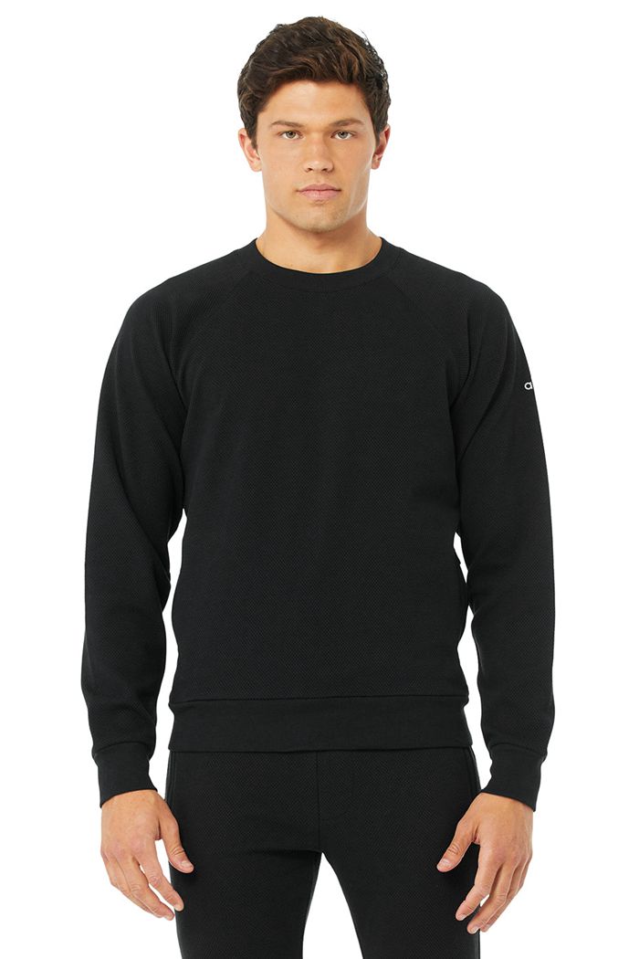 Long Sleeve Alo Yoga Impel Sweatshirt Hombre Negros | 152943LAR