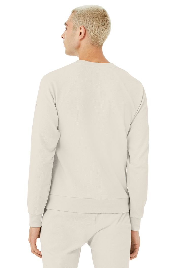 Long Sleeve Alo Yoga Impel Sweatshirt Hombre Beige | 413068WRM