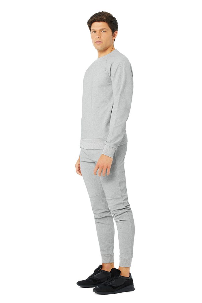 Long Sleeve Alo Yoga Impel Sweatshirt Hombre Grises | 960872VEU