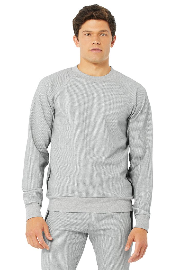 Long Sleeve Alo Yoga Impel Sweatshirt Hombre Grises | 960872VEU