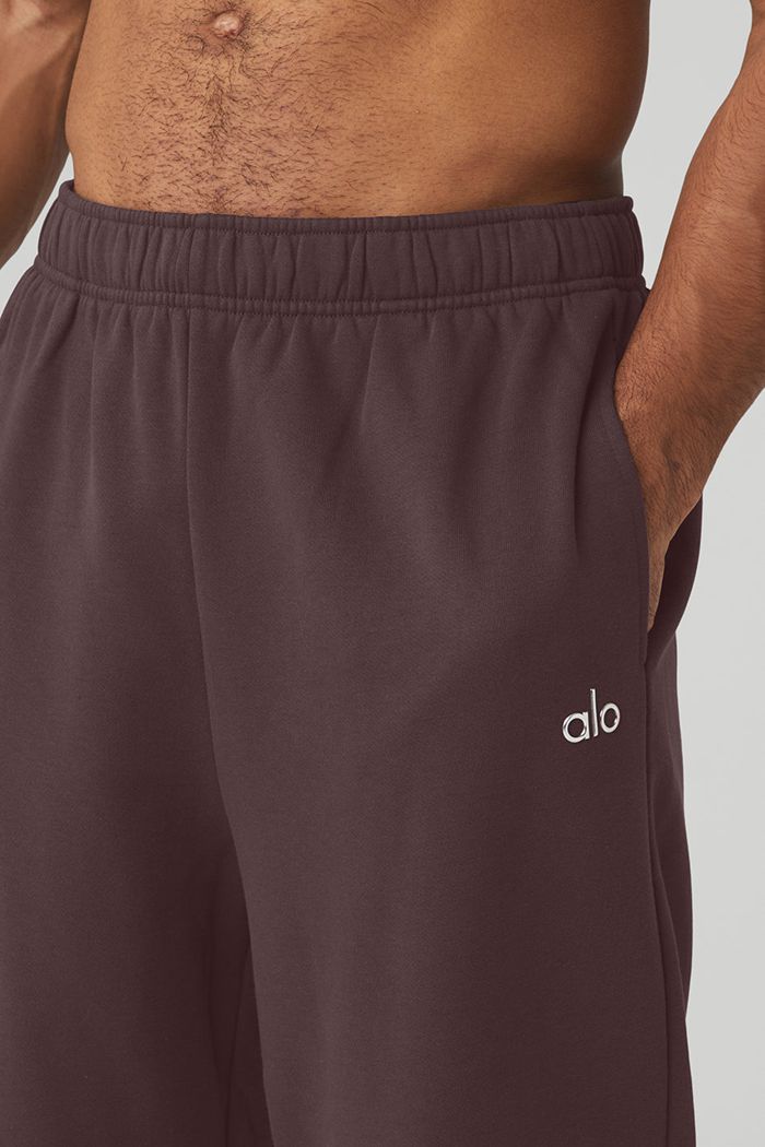 Pantalones Alo Yoga Accolade Straight Leg Sweat Hombre Negros | 034276GEJ