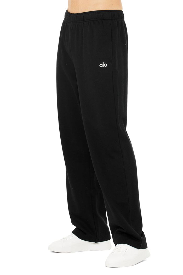 Pantalones Alo Yoga Accolade Straight Leg Sweat Hombre Negros | 067392VQO