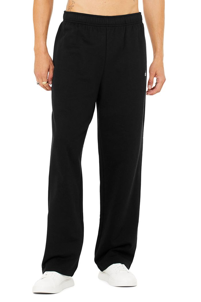 Pantalones Alo Yoga Accolade Straight Leg Sweat Hombre Negros | 067392VQO