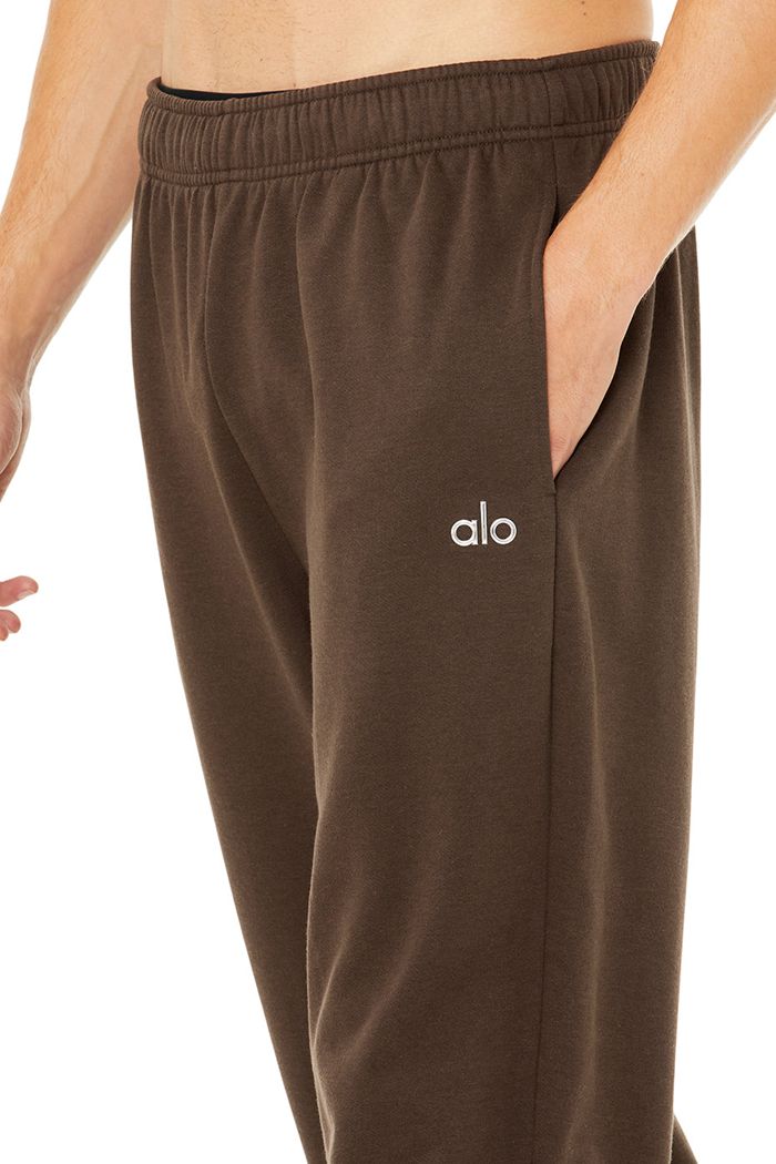 Pantalones Alo Yoga Accolade Straight Leg Sweat Hombre Negros | 476953ANV