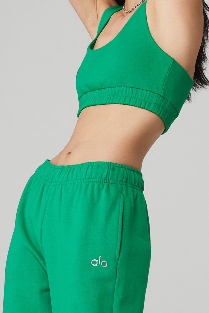 Pantalones Alo Yoga Accolade Straight Leg Sweat Mujer Verdes Turquesa | 528760SVF