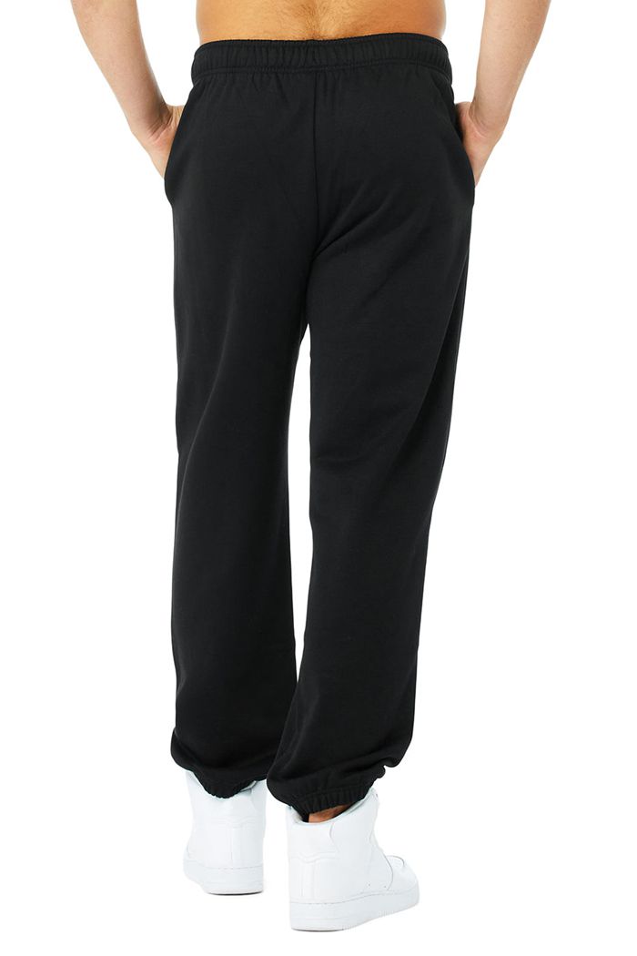 Pantalones Alo Yoga Accolade Sweat Hombre Negros | 052864LDB