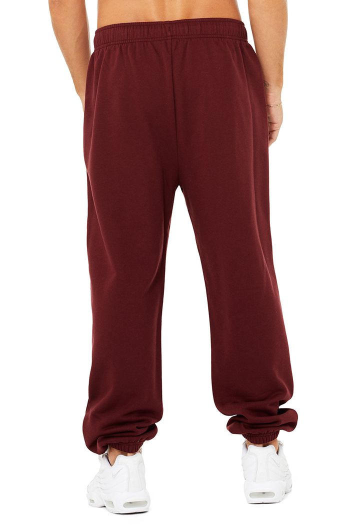 Pantalones Alo Yoga Accolade Sweat Hombre Rojos | 325196BRS