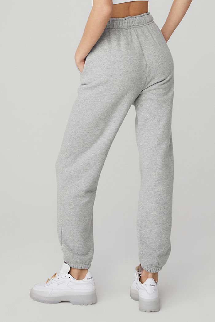 Pantalones Alo Yoga Accolade Sweat Mujer Grises | 346150FYN