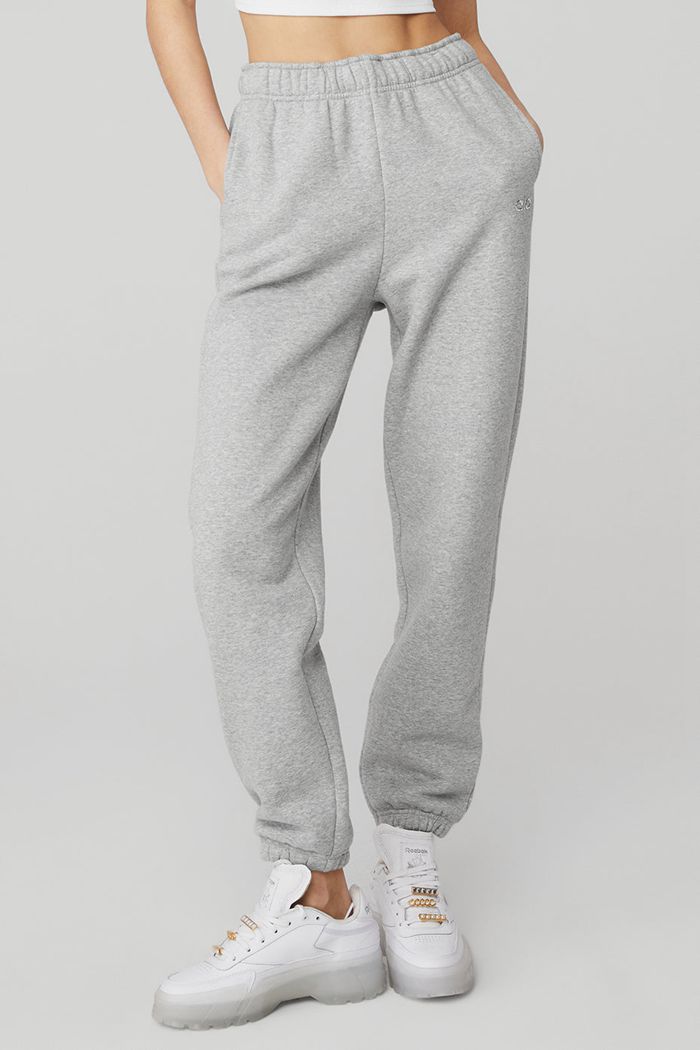 Pantalones Alo Yoga Accolade Sweat Mujer Grises | 346150FYN