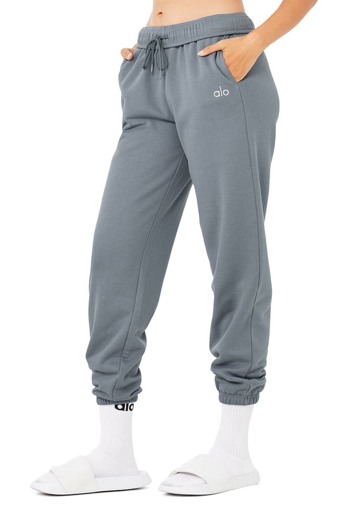 Pantalones Alo Yoga Accolade Sweat Mujer Grises | 470253CVR