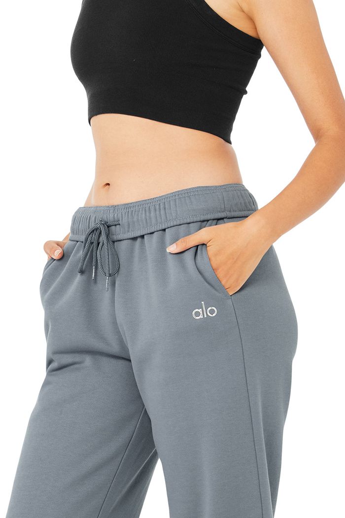 Pantalones Alo Yoga Accolade Sweat Mujer Grises | 470253CVR