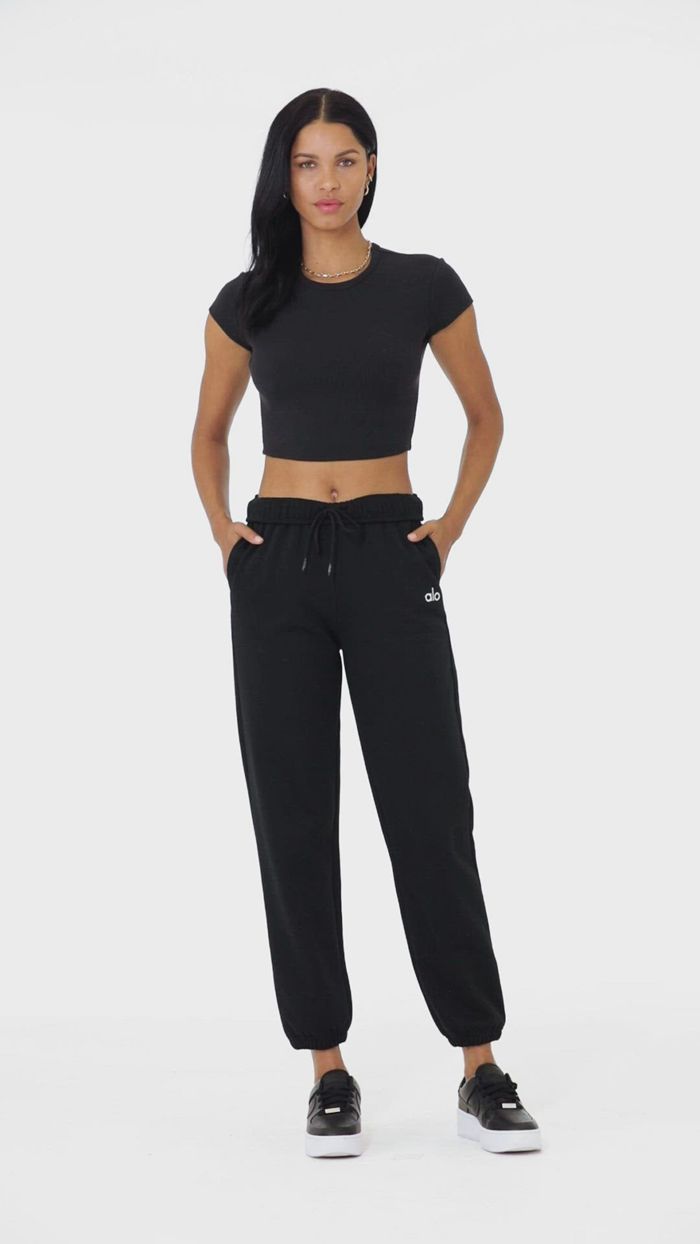 Pantalones Alo Yoga Accolade Sweat Mujer Grises | 470253CVR