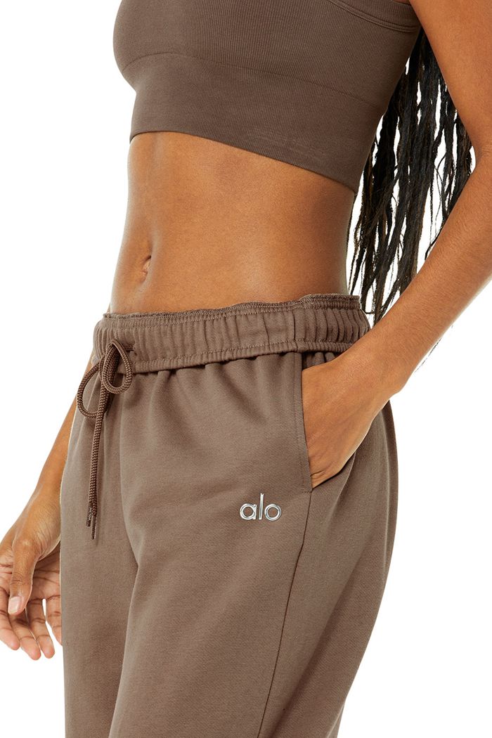 Pantalones Alo Yoga Accolade Sweat Mujer Marrom | 481592QOJ