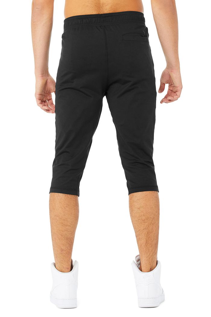 Pantalones Alo Yoga Balance Capri Hombre Negros | 687524GHU