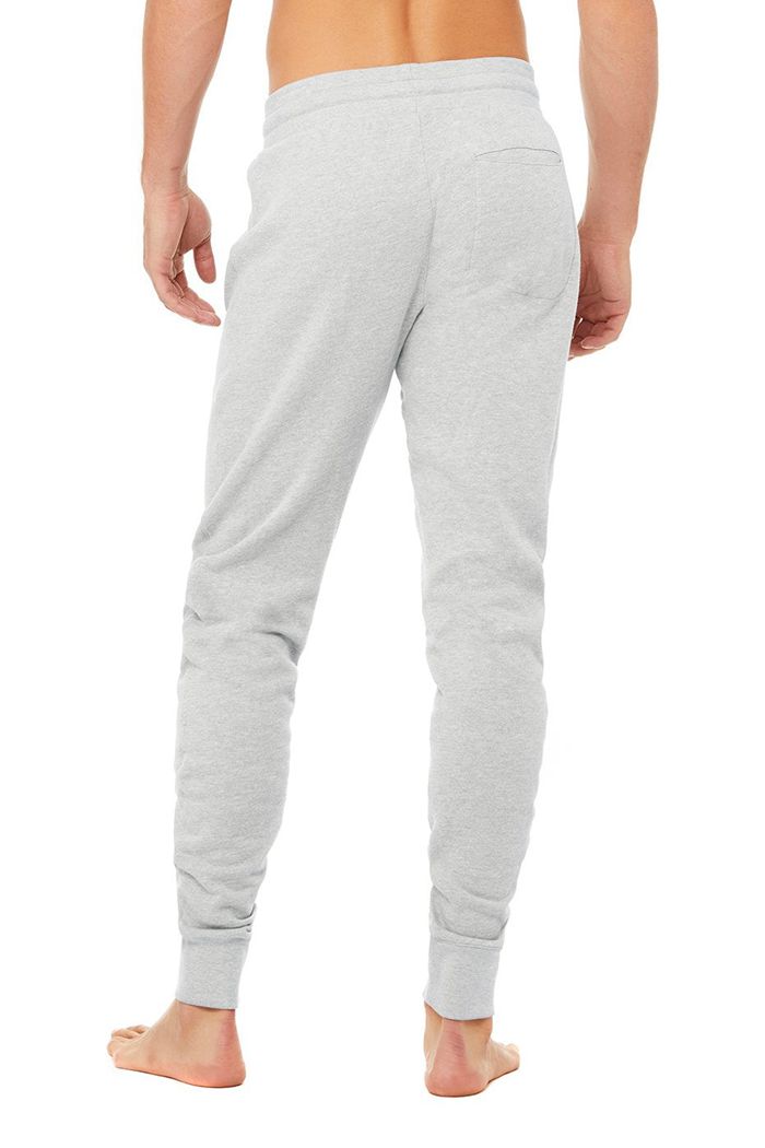 Pantalones Alo Yoga Base Sweat Hombre Grises | 210869OZK