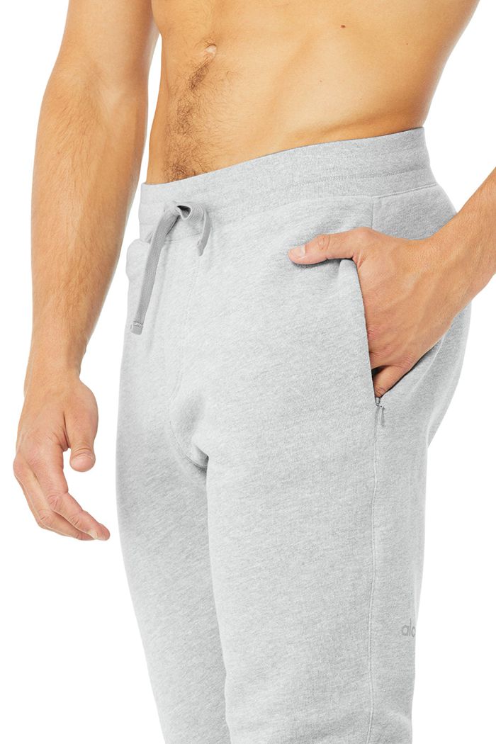 Pantalones Alo Yoga Baseline Sweat Hombre Grises | 459132VOG