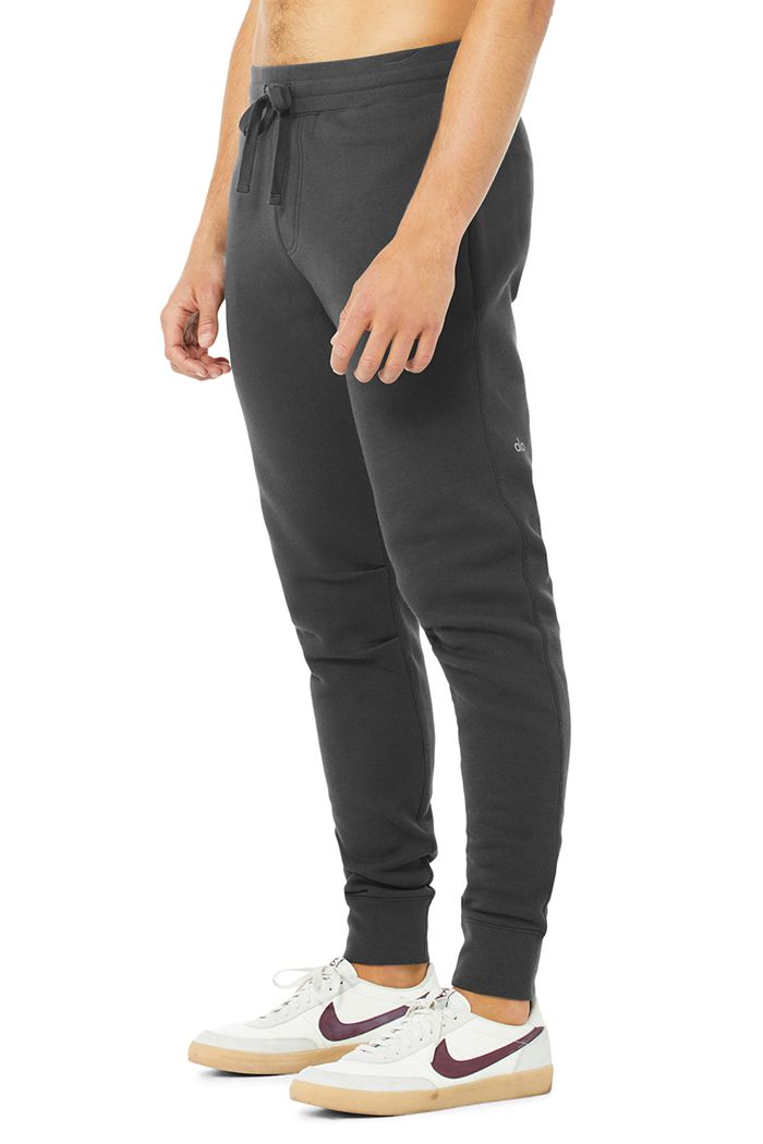 Pantalones Alo Yoga Baseline Sweat Hombre Grises Oscuro | 946781YJA