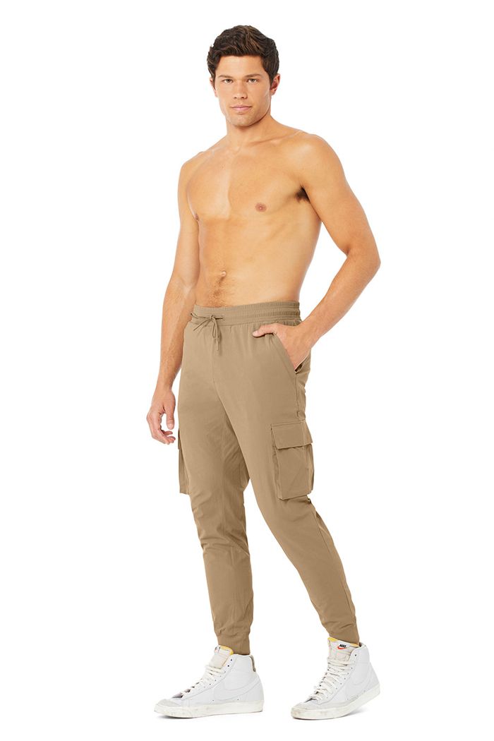 Pantalones Alo Yoga Cargo Division Field Hombre Marrom | 160847NEJ