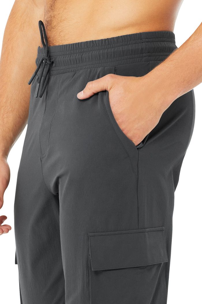 Pantalones Alo Yoga Cargo Division Field Hombre Grises Oscuro | 214875HID