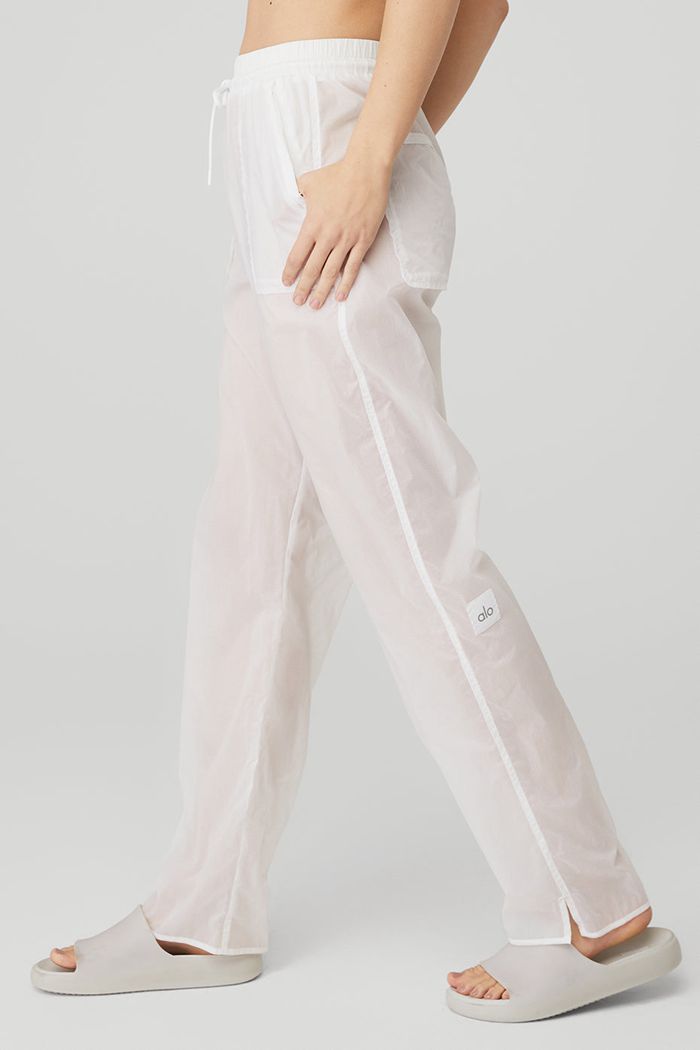 Pantalones Alo Yoga Cloud Nine Mujer Blancos | 321406NLP