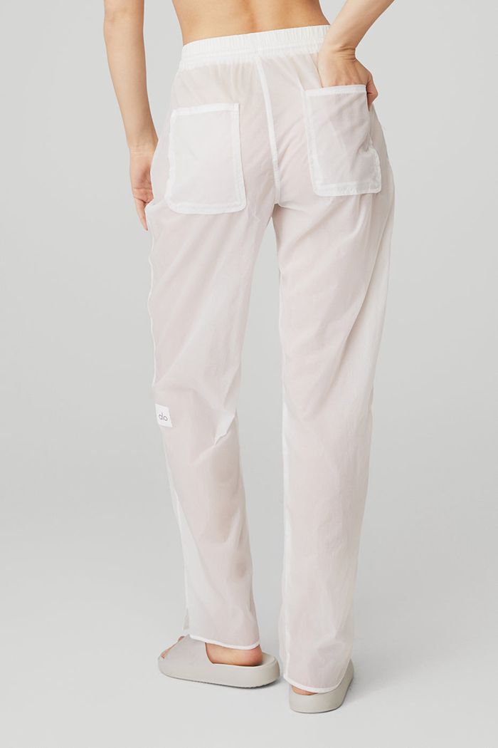 Pantalones Alo Yoga Cloud Nine Mujer Blancos | 321406NLP