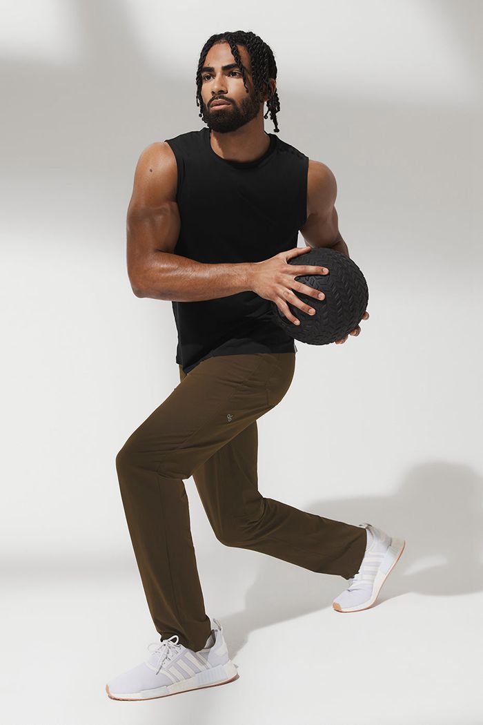 Pantalones Alo Yoga Day and Night Hombre Negros | 370491VFO