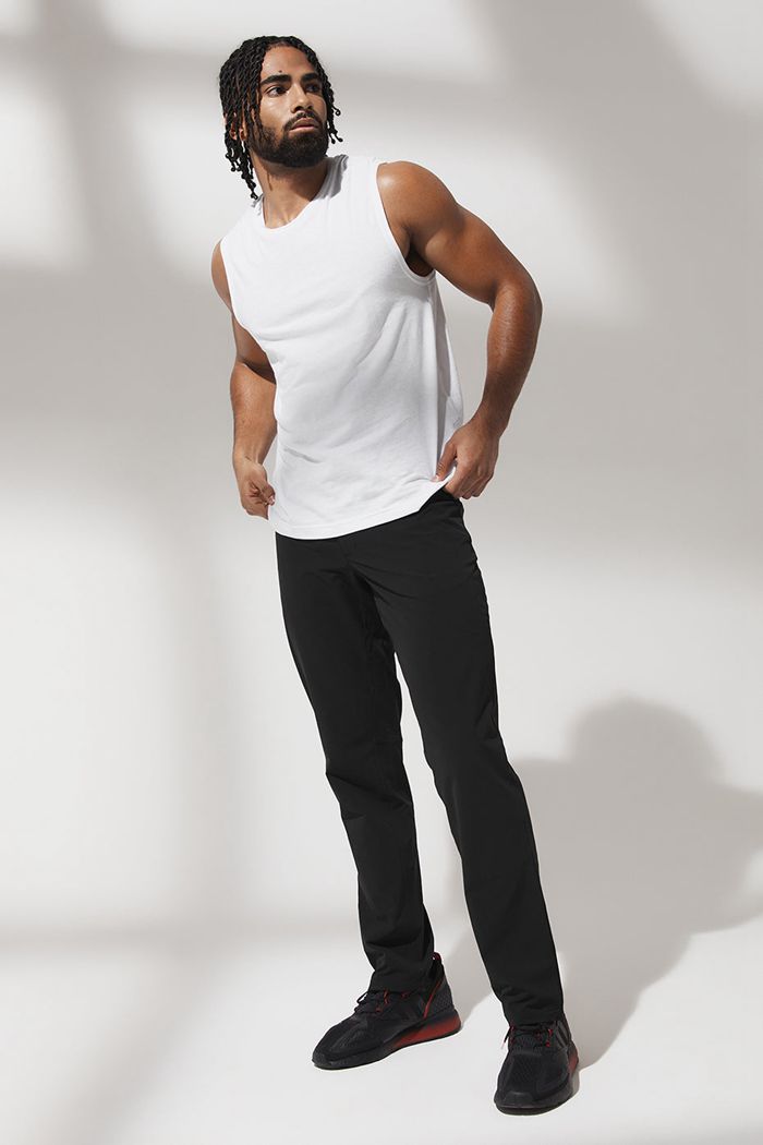 Pantalones Alo Yoga Day and Night Hombre Negros | 796403QLB