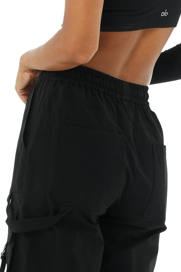 Pantalones Alo Yoga High-Cintura City Wise Cargo Mujer Negros | 846105VOX