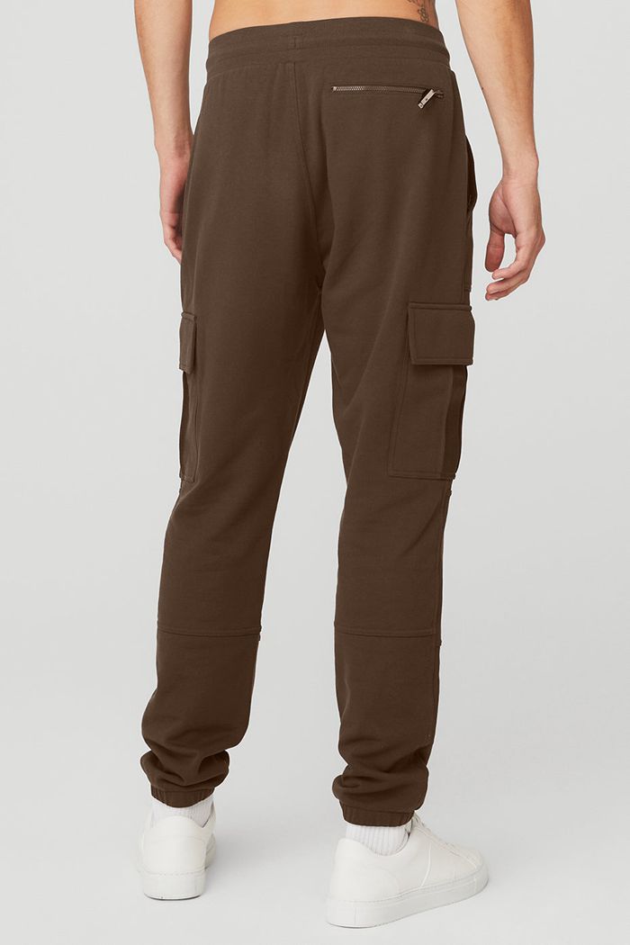 Pantalones Alo Yoga Highline Cargo Hombre Negros | 395084QIO