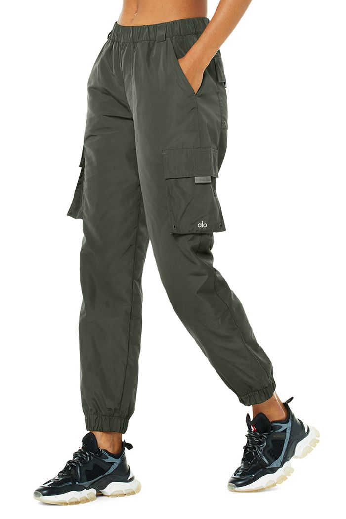 Pantalones Alo Yoga It Girl Mujer Verdes Oscuro | 638195VRM