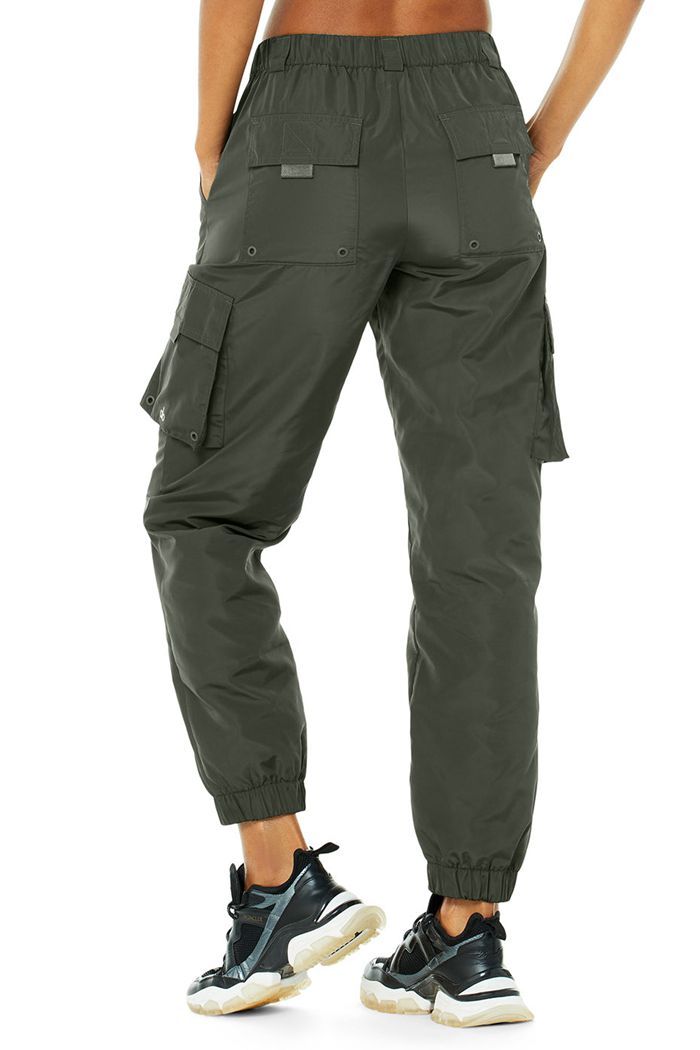 Pantalones Alo Yoga It Girl Mujer Verdes Oscuro | 638195VRM