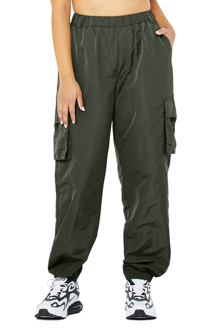 Pantalones Alo Yoga It Girl Mujer Verdes Oscuro | 638195VRM