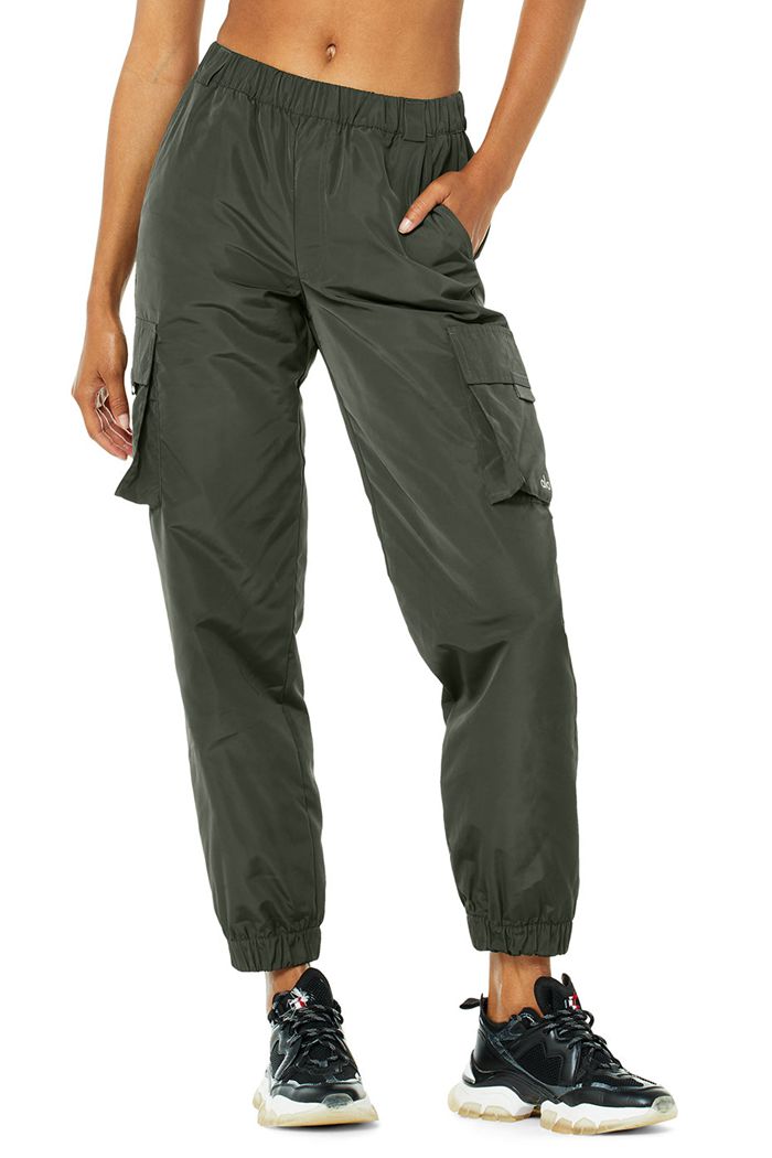 Pantalones Alo Yoga It Girl Mujer Verdes Oscuro | 638195VRM