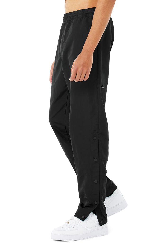 Pantalones Alo Yoga Legend Snap Hombre Negros | 287904AST