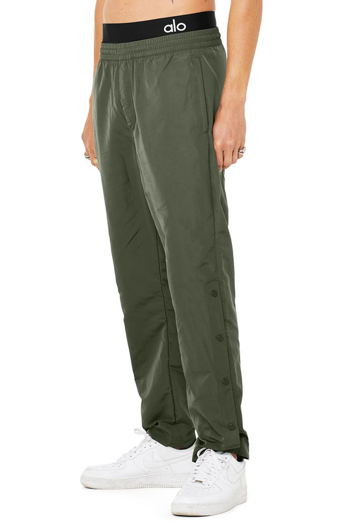 Pantalones Alo Yoga Legend Snap Hombre Verdes Oscuro | 912783YBD