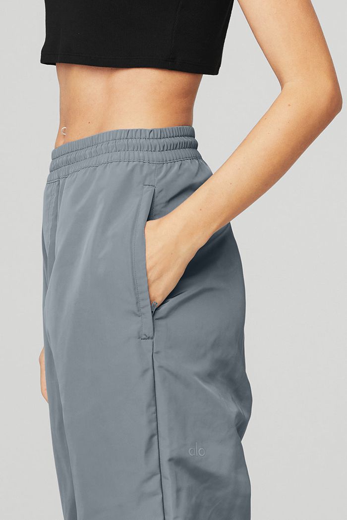 Pantalones Alo Yoga Legend Snap Mujer Grises | 743512IAX