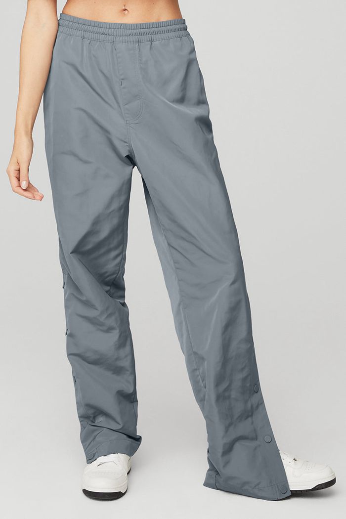 Pantalones Alo Yoga Legend Snap Mujer Grises | 743512IAX