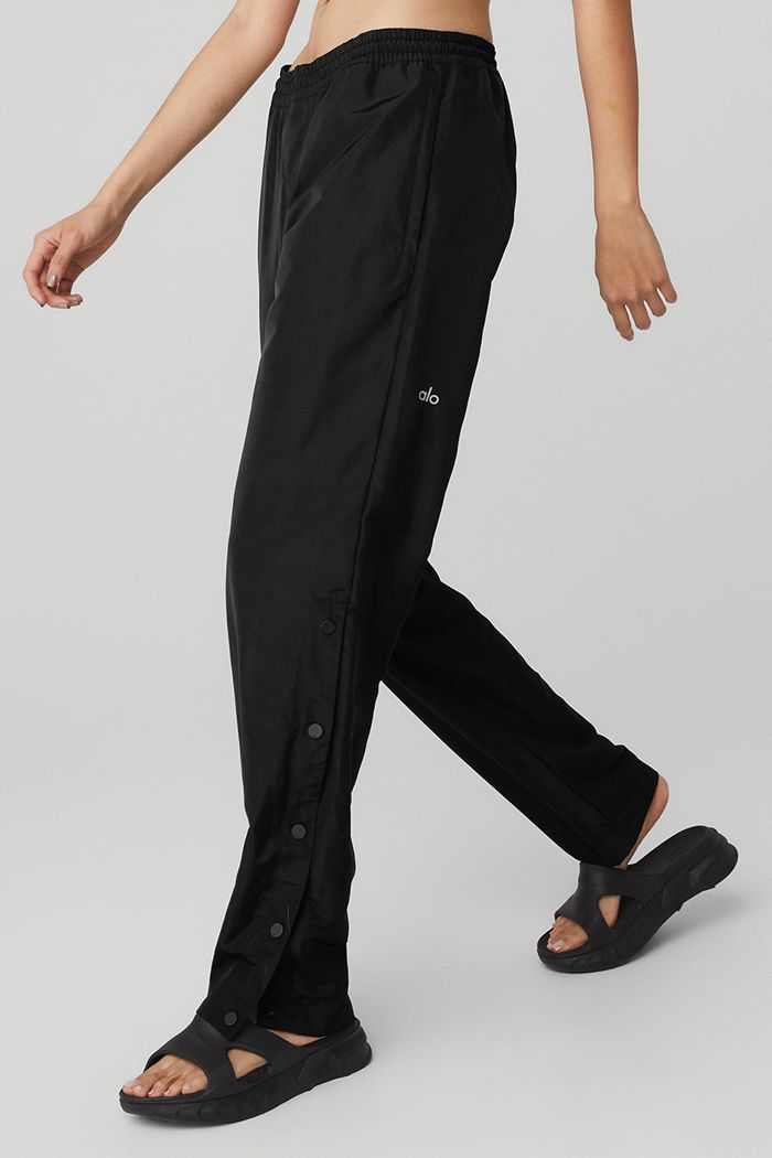 Pantalones Alo Yoga Legend Snap Mujer Negros | 529184HLY