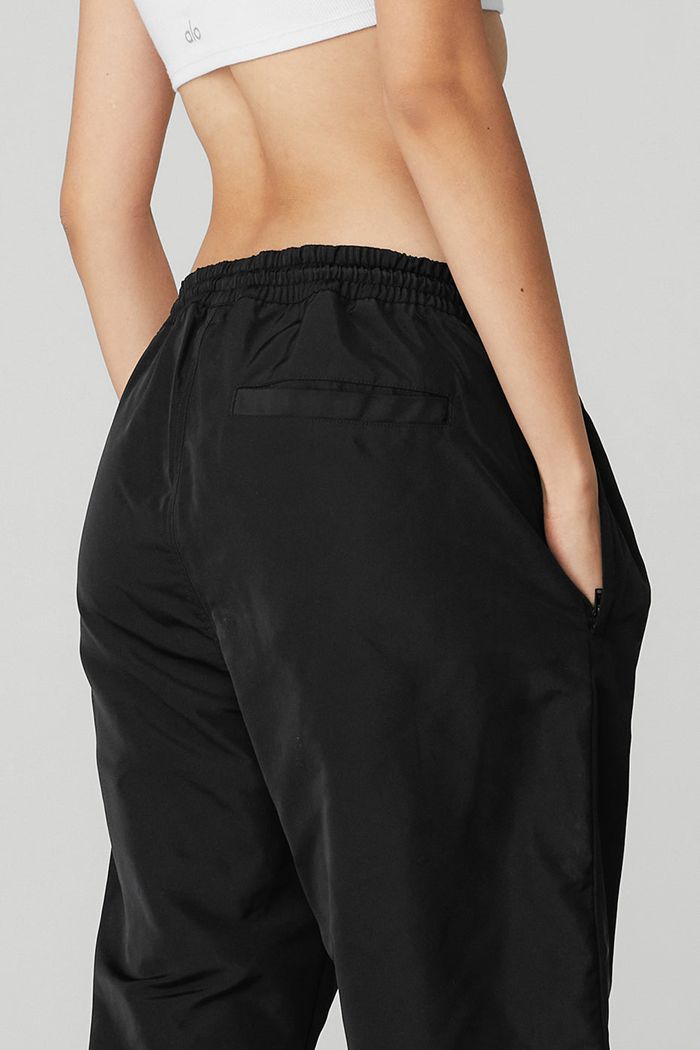 Pantalones Alo Yoga Legend Snap Mujer Negros | 529184HLY