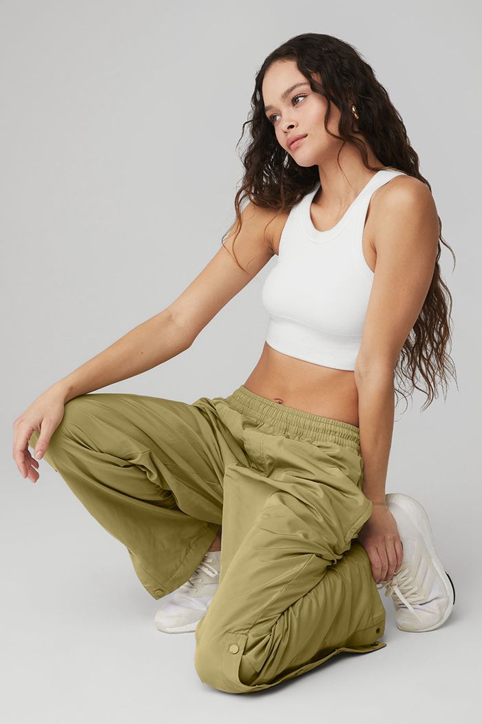 Pantalones Alo Yoga Legend Snap Mujer Verdes | 468027RJD